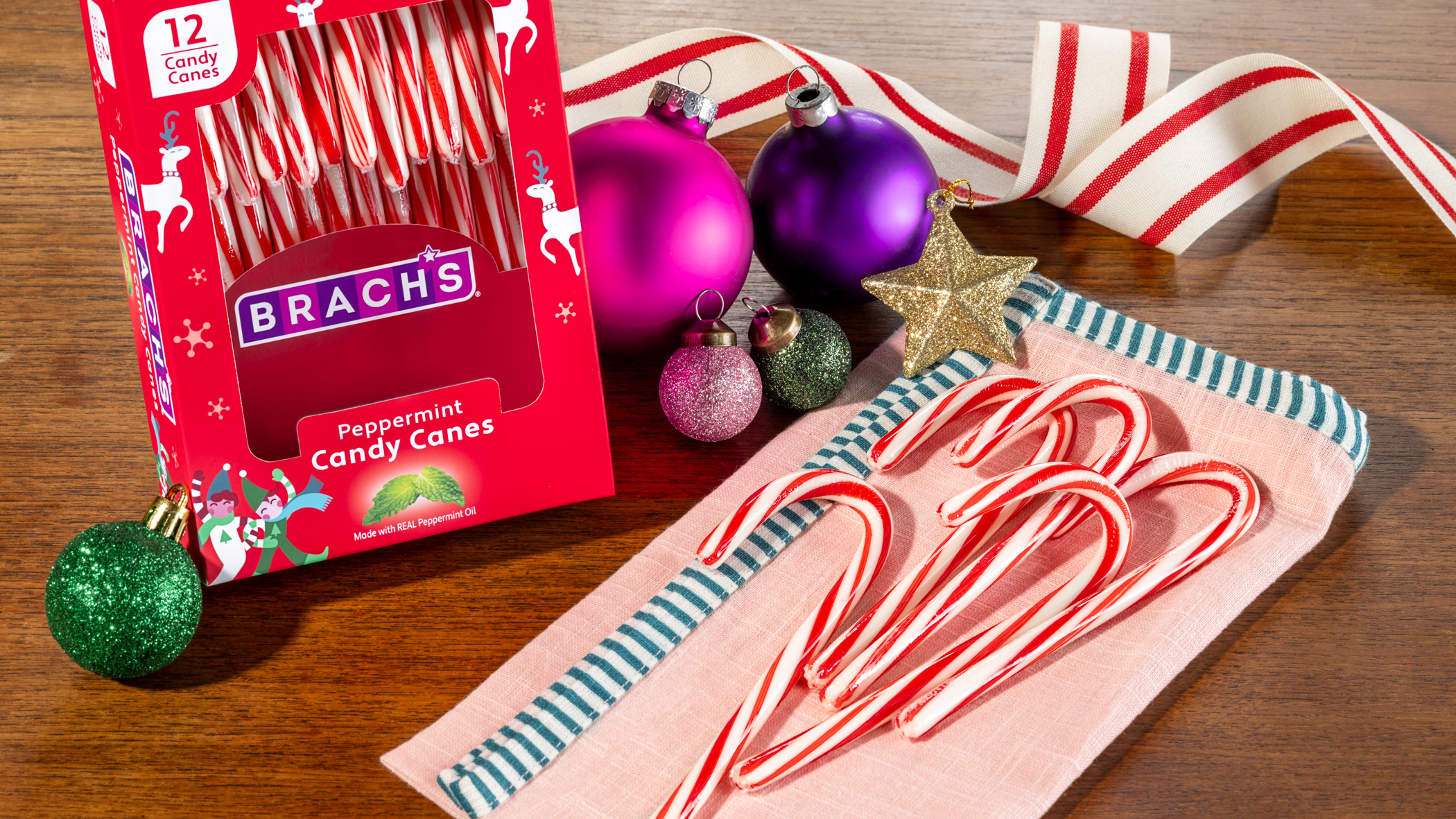 Brach's® Candy Cane Forest Mellocremes® Holiday Candy Bag, 8 oz - Jay C  Food Stores