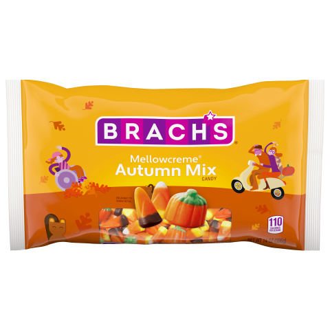 4 Brachs Candy Corn Treat Size Packets USA American Import Xmas