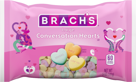 Brach's Conversation Hearts Candy Friends 6oz Valentine's Day