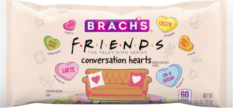 BRACH'S Tiny Conversation Hearts Valentine Candy 10-0.75 oz. Boxes, Chocolate
